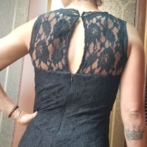 Vintage Black Lace Dress